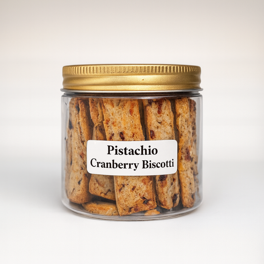 PISTACHIO CRANBERRY BISCOTTI